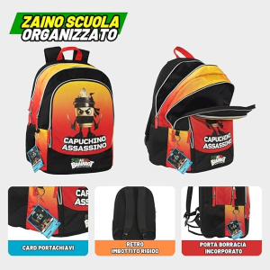 ZAINO - ORG. SKIFIDOL ITALIAN BRAINROT CAPUCHINO