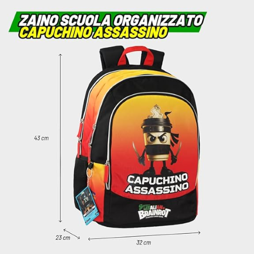 ZAINO - ORG. SKIFIDOL ITALIAN BRAINROT CAPUCHINO