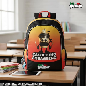ZAINO - ORG. SKIFIDOL ITALIAN BRAINROT CAPUCHINO