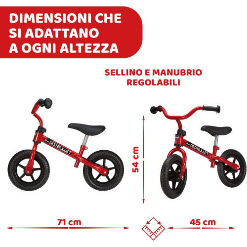 CHICCO - BICI BALANCE ROSSA