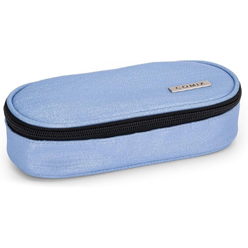 BAULETTO - COMIX OVALE ORG. LUREX- AZZURRO