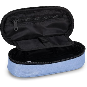 BAULETTO - COMIX OVALE ORG. LUREX- AZZURRO