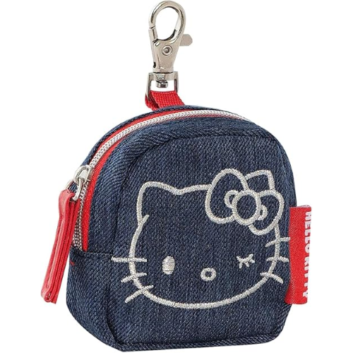 P.MONETE- HELLO KITTY SILVER  LEISURE C/MOSCHETTONE