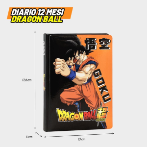DIARIO STD 12M STD ARANCIONE DRAGON BALL
