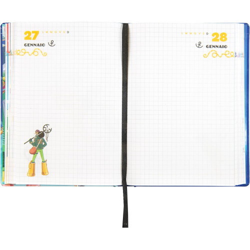 DIARIO STD 12M STD BLU ONE PIECE