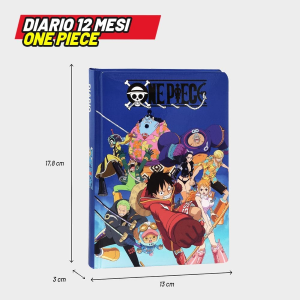 DIARIO STD 12M STD BLU ONE PIECE
