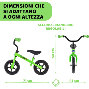 CHICCO - BICI BALANCE VERDE