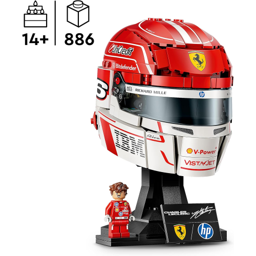 SCUDERIA FERRARI - CASCO DI CHARLES LECLERC