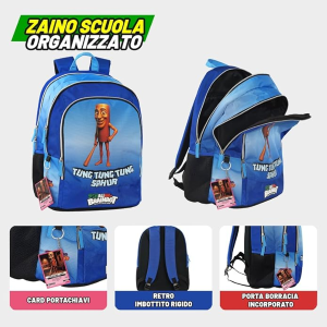 ZAINO - ORG. SKIFIDOL ITALIAN BRAINROT TUNG TUNG 