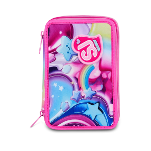 AST. 3 ZIP 3D SJ GANG SOFT POUCH GIRL