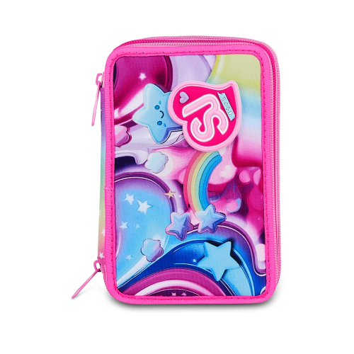 AST. 3 ZIP 3D SJ GANG SOFT POUCH GIRL