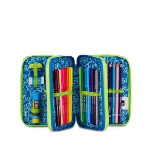 AST. 3 ZIP 3D SJ GANG SOFT POUCH BOY