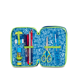 AST. 3 ZIP 3D SJ GANG SOFT POUCH BOY