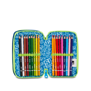 AST. 3 ZIP 3D SJ GANG SOFT POUCH BOY