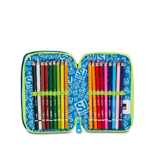 AST. 3 ZIP 3D SJ GANG SOFT POUCH BOY