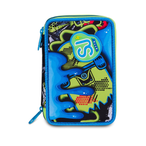 AST. 3 ZIP 3D SJ GANG SOFT POUCH BOY
