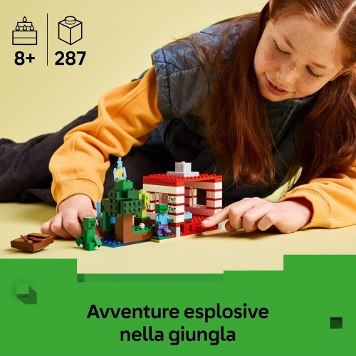 MINECRAFT- CASA NELLA GIUNGLA ESPLOSIVA