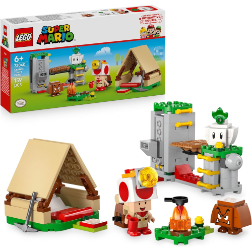 M.BROSS LEGO - MARIO KART IN CAMPEGGIO CON CAPITAN TOAD