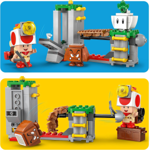 M.BROSS LEGO - MARIO KART IN CAMPEGGIO CON CAPITAN TOAD