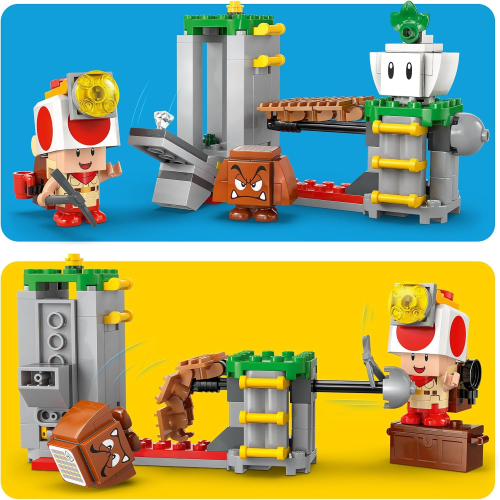 M.BROSS LEGO - MARIO KART IN CAMPEGGIO CON CAPITAN TOAD
