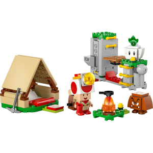 M.BROSS LEGO - MARIO KART IN CAMPEGGIO CON CAPITAN TOAD