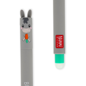 SET OF 04 ERASABLE GEL PENS- COW-PIGGY-DONKEY-ROOSTER