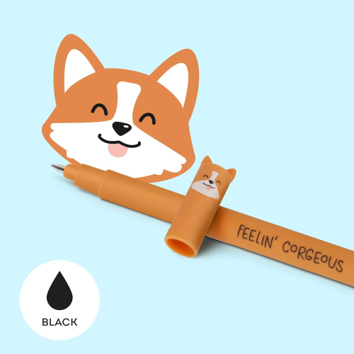 ERASABLE GEL PEN- CORGI