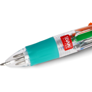 MINI 4 COLOURS BALLPOINT PEN- MINI MAGIC RAINBOW- DINO