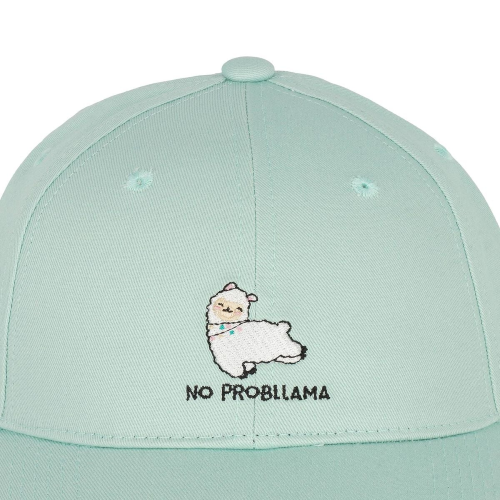 CAPPELLINO C/VISIERA - LEGAMI  WHAT A CAP!  LLAMA BLUE ACQUA