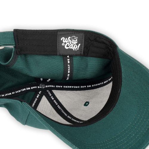 CAPPELLINO C/VISIERA - LEGAMI  WHAT A CAP!  DINO GREEN