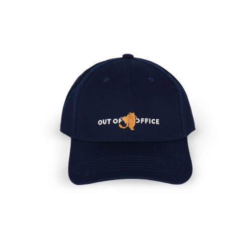 CAPPELLINO C/VISIERA - LEGAMI  WHAT A CAP! OUT OF OFFICE BLUE