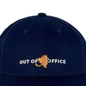 CAPPELLINO C/VISIERA - LEGAMI  WHAT A CAP! OUT OF OFFICE BLUE