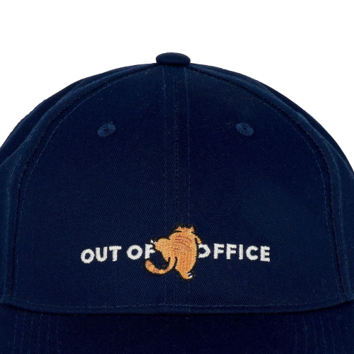 CAPPELLINO C/VISIERA - LEGAMI  WHAT A CAP! OUT OF OFFICE BLUE