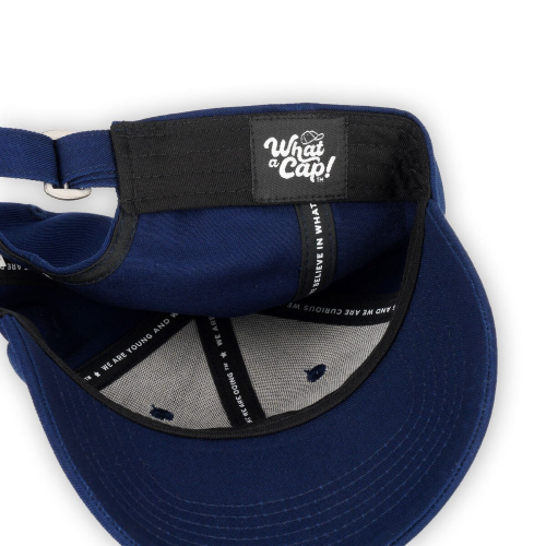 CAPPELLINO C/VISIERA - LEGAMI  WHAT A CAP! OUT OF OFFICE BLUE