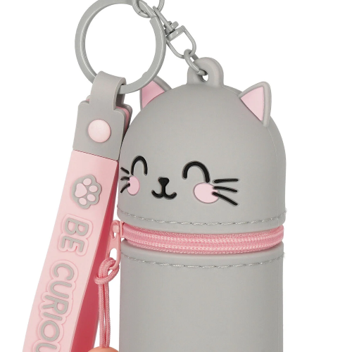 MINI KAWAII - COIN PURSE WITH KEY RING KITTY