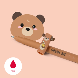ERASABLE GEL PEN- TEDDY BEAR