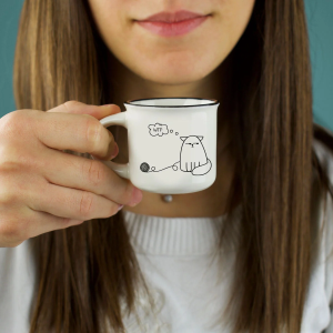TAZZA - ESPRESSO FOR TWO LEGAMI DOG AND CAT