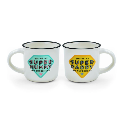 TAZZA - ESPRESSO FOR TWO LEGAMI SUPER MUMMY AND SUPER DADDY