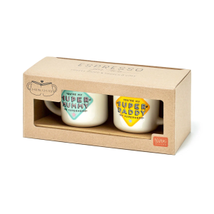TAZZA - ESPRESSO FOR TWO LEGAMI SUPER MUMMY AND SUPER DADDY