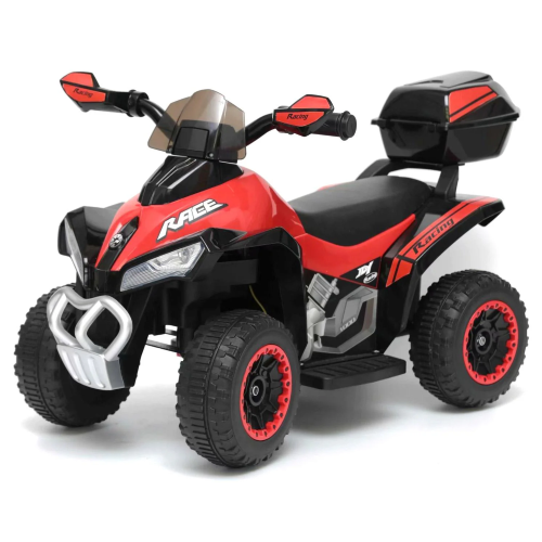 MINI MOTO QUAD EL- 6V DELUXE - ROSSO