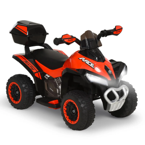 MINI MOTO QUAD EL- 6V DELUXE - ROSSO