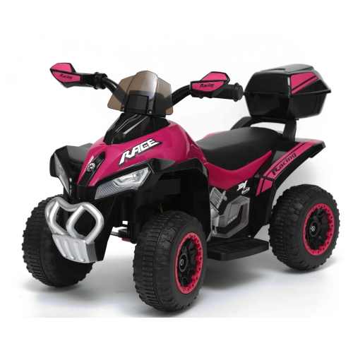 MINI MOTO QUAD EL- 6V DELUXE - ROSA