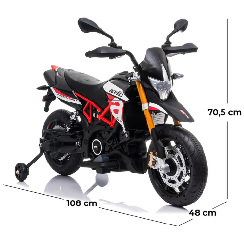 MOTO EL- 12V APRILIA - ROSSA