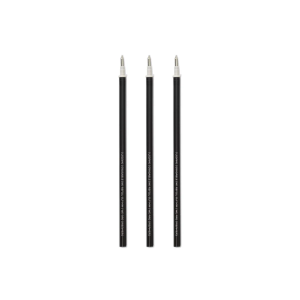 3 PZ REFILLS ERASABLE PEN - BLACK