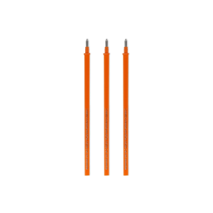 3 PZ ERASABLE PEN - ORANGE