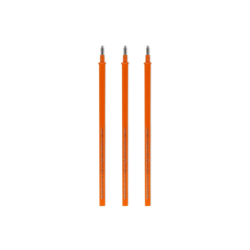 3 PZ ERASABLE PEN - ORANGE