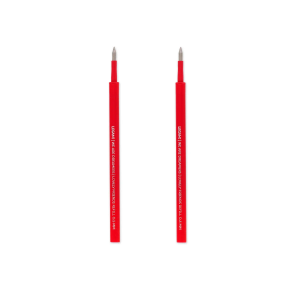 2 PZ REFILLS GEL PEN - RED