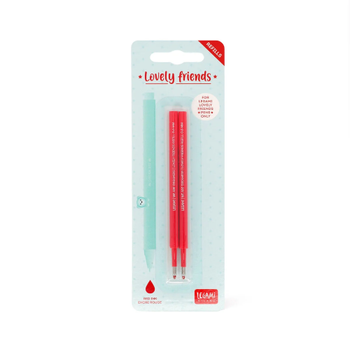2 PZ REFILLS GEL PEN - RED