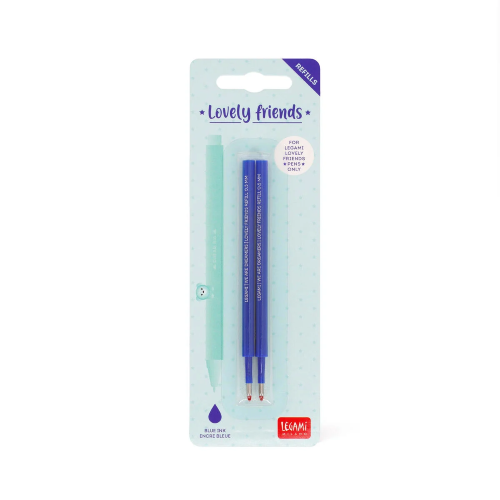 2 PZ REFILLS GEL PEN - BLUE