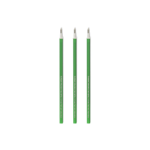 3 PZ REFILLS ERASABLE PEN - GREEN